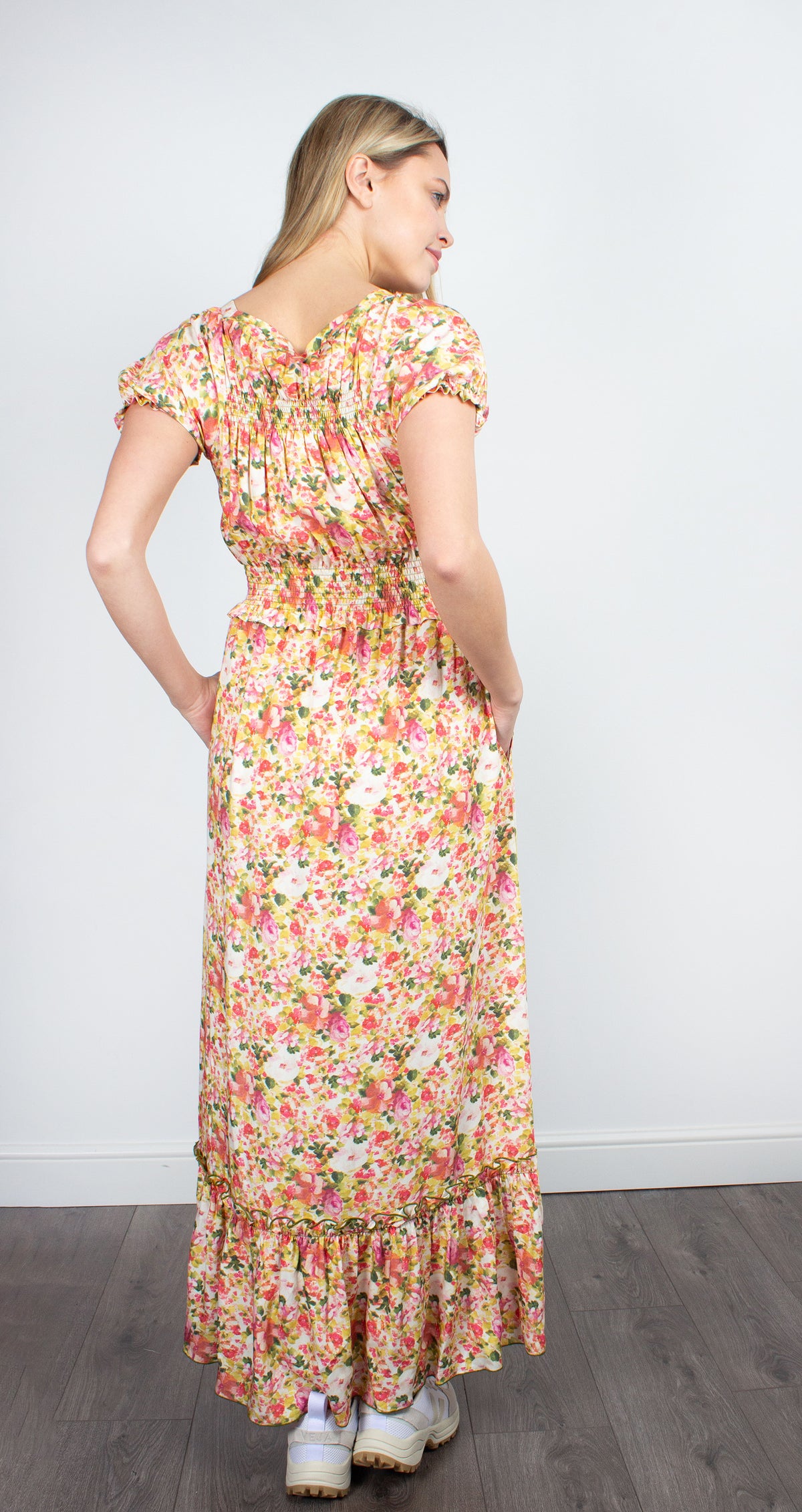 Loretta Caponi Stefania floral-print dress
