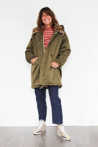 You added <b><u>BR Laos Parka Coat in Olive</u></b> to your cart.