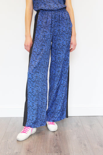 PPL Kylie Trousers in Tiger 04 Blue Black
