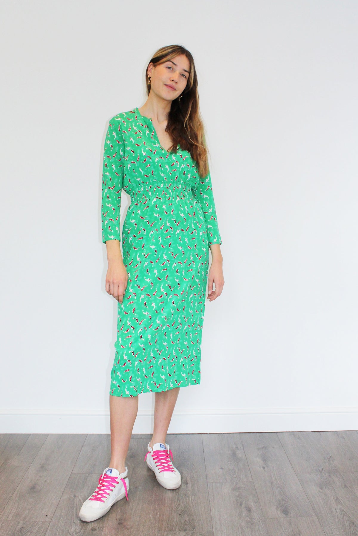PPL Tiffany Dress in Koi 02 Green