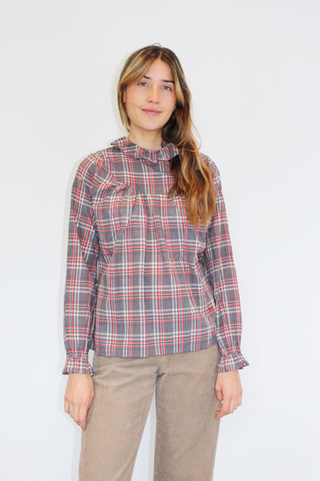 L&H Cale Check Shirt in Grey