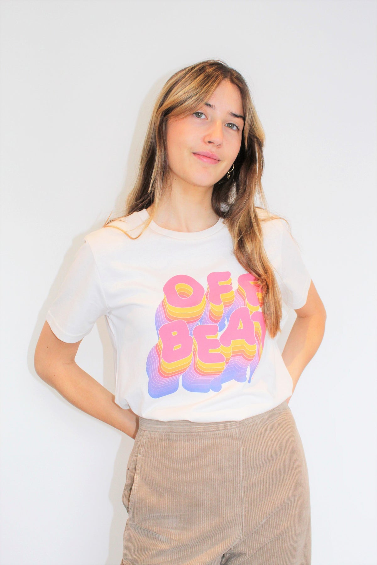BS Off Beat Tee in Vintage White