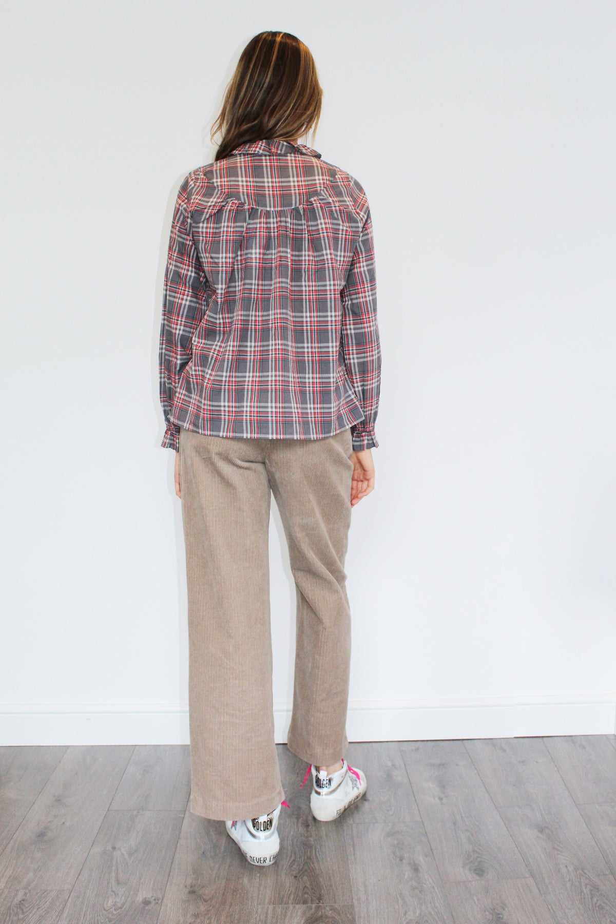 L&H Cale Check Shirt in Grey