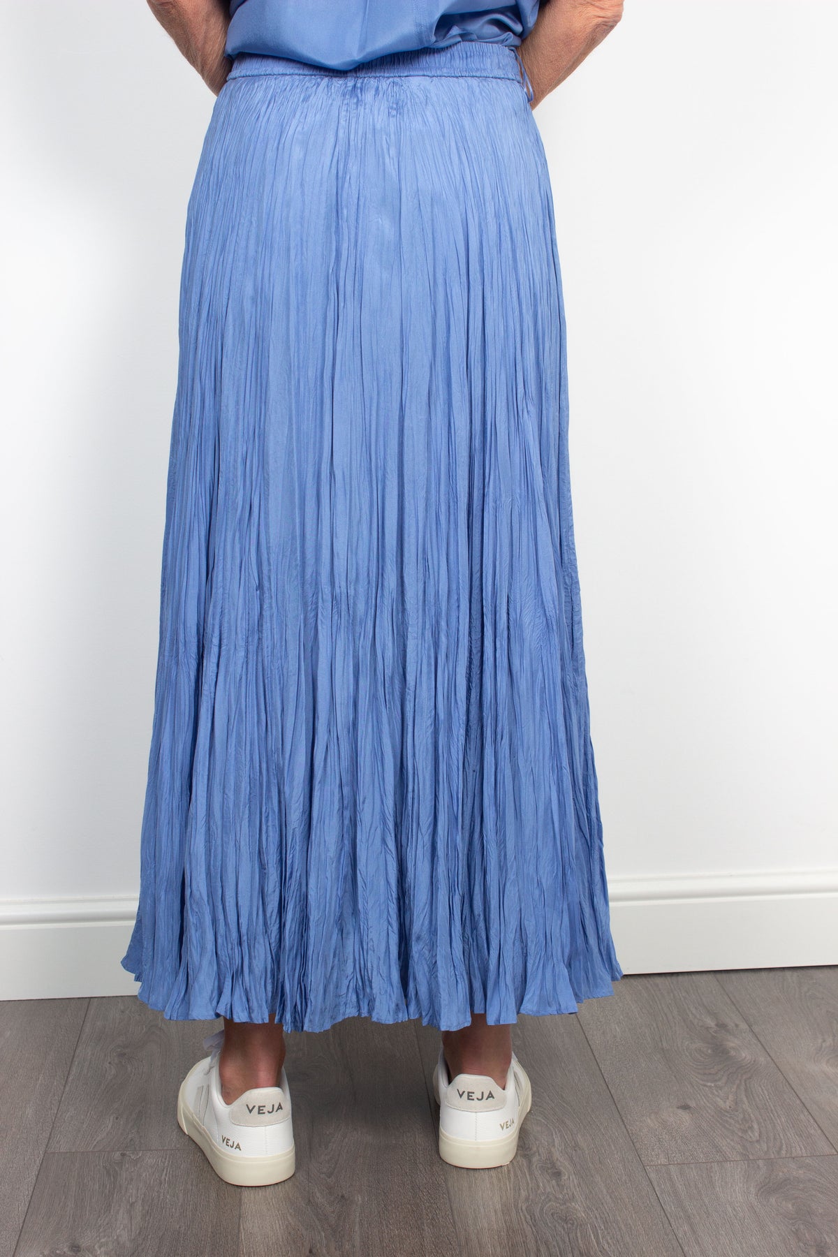 Joseph Sanko silk sky-blue skirt