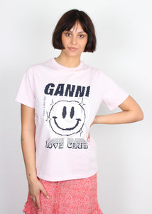 You added <b><u>GANNI T3139 Smiley T-shirt in Light Lilac</u></b> to your cart.