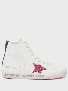 You added <b><u>GG Francy with Fushsia Glittler Star and Signature Foxing in Cream</u></b> to your cart.