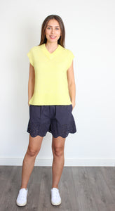 You added <b><u>Bellerose Helio navy cotton shorts</u></b> to your cart.