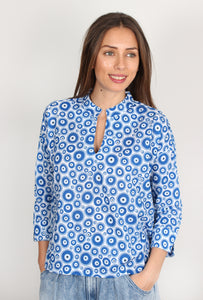 You added <b><u>PPL Coco Top in Evil Eye 01 in Blue & White</u></b> to your cart.