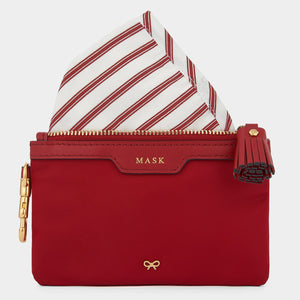 You added <b><u>AH Mask and Pouch in Red Recycled Nylon</u></b> to your cart.