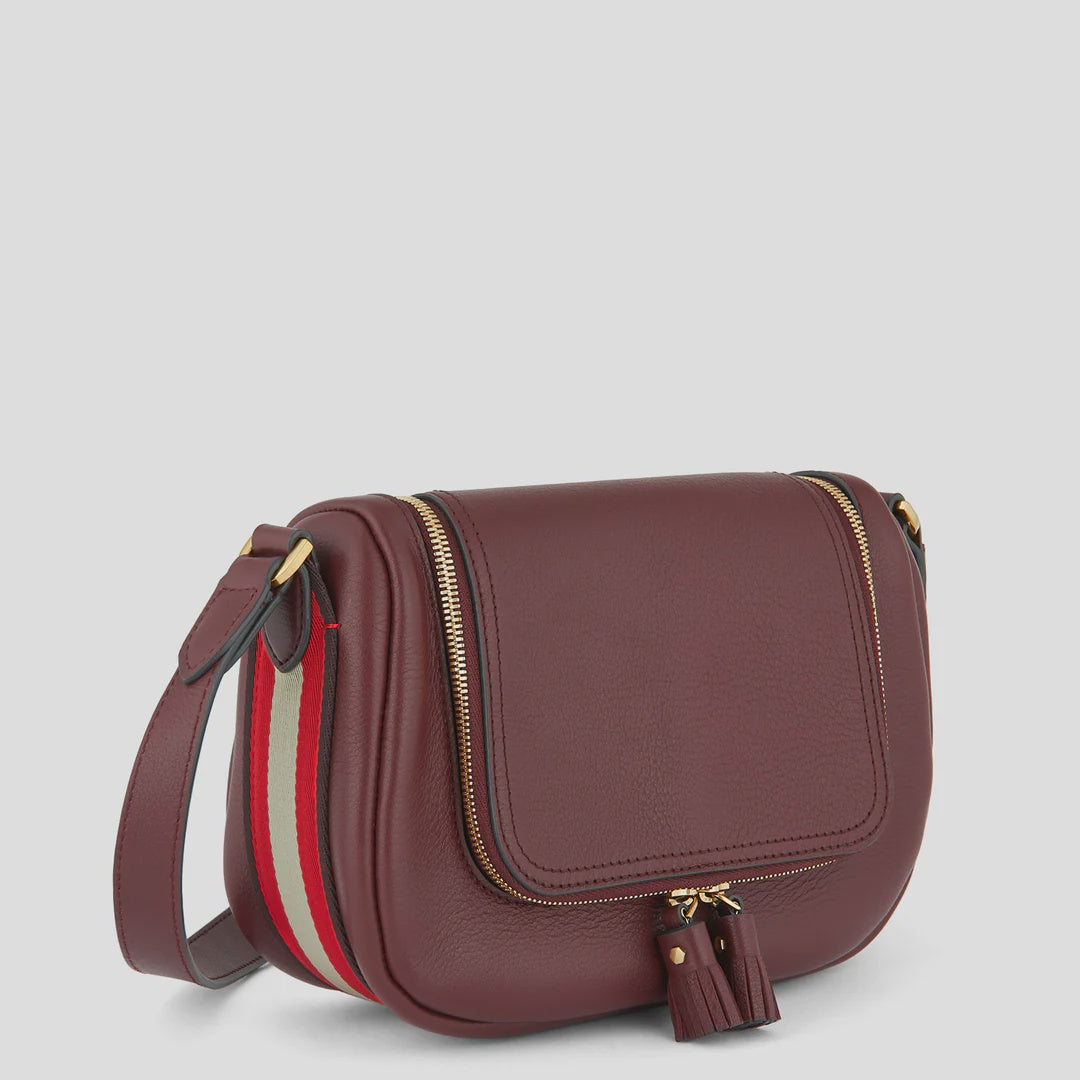 AH Vere Small Soft Satchel in Red