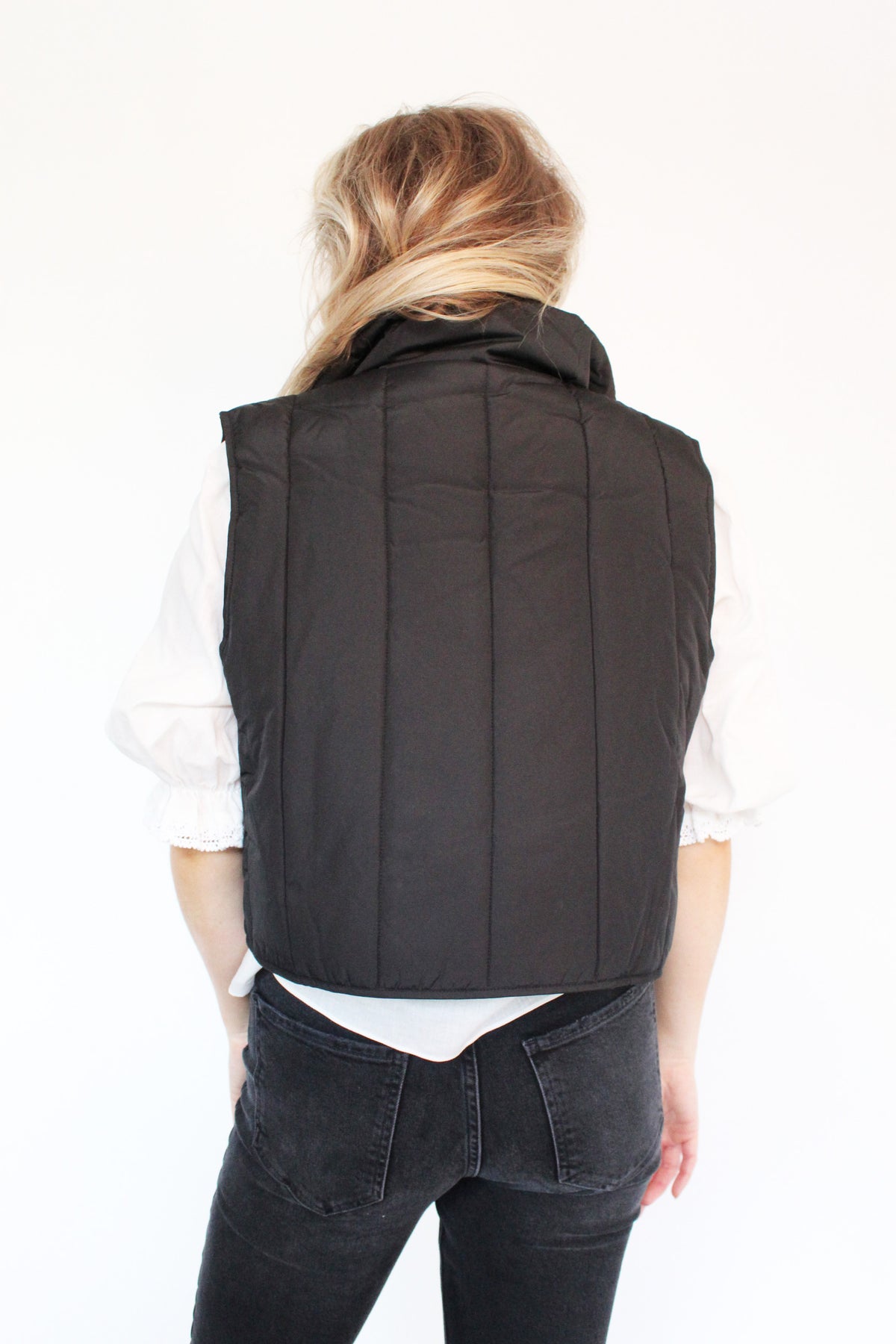 SLF Bonna Coat with Vest in Black