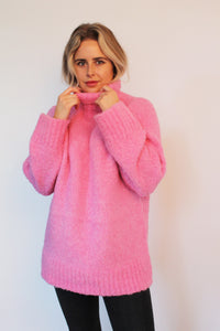 You added <b><u>SLF Myah High Neck Knit in Prism Pink</u></b> to your cart.