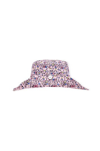 GANNI A3515 Recycled Tech Hat in Pink Nectar