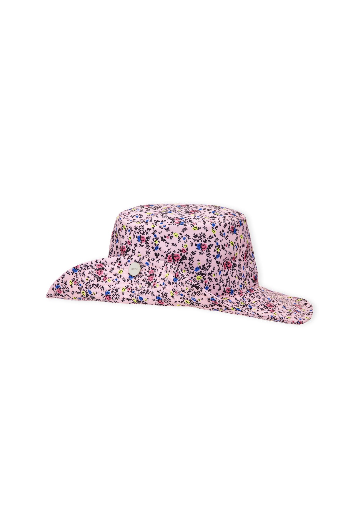 GANNI A3515 Recycled Tech Hat in Pink Nectar