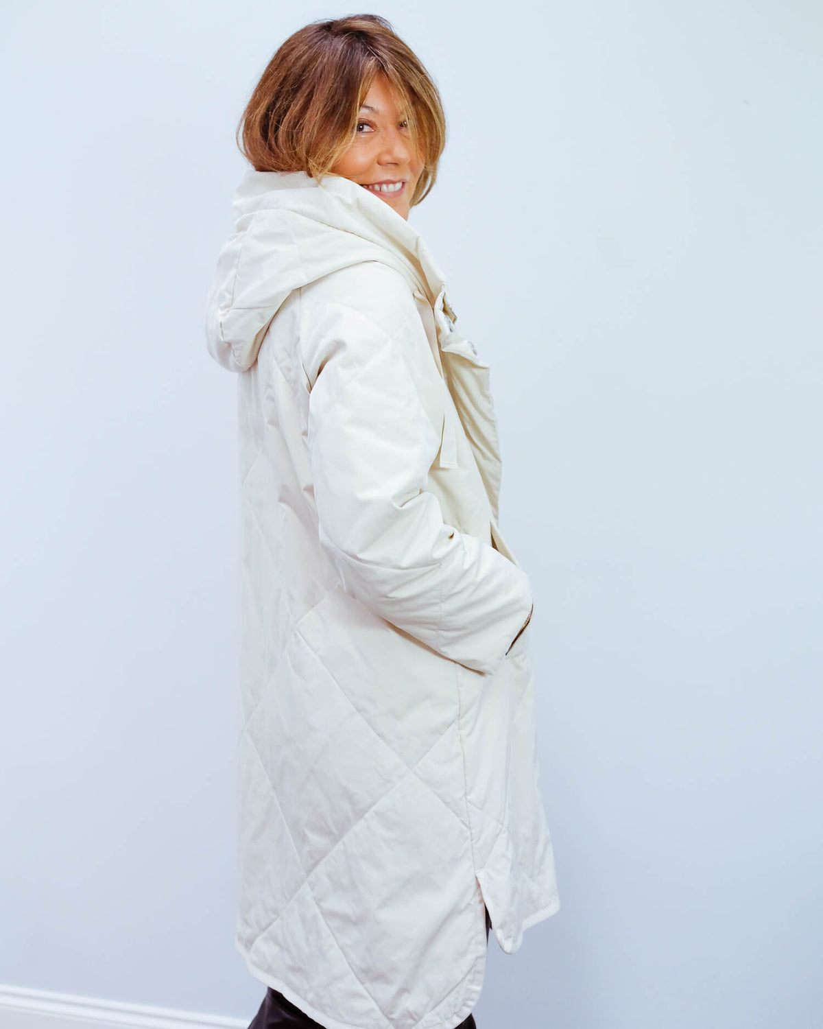 MM Zelinda coat in ivory