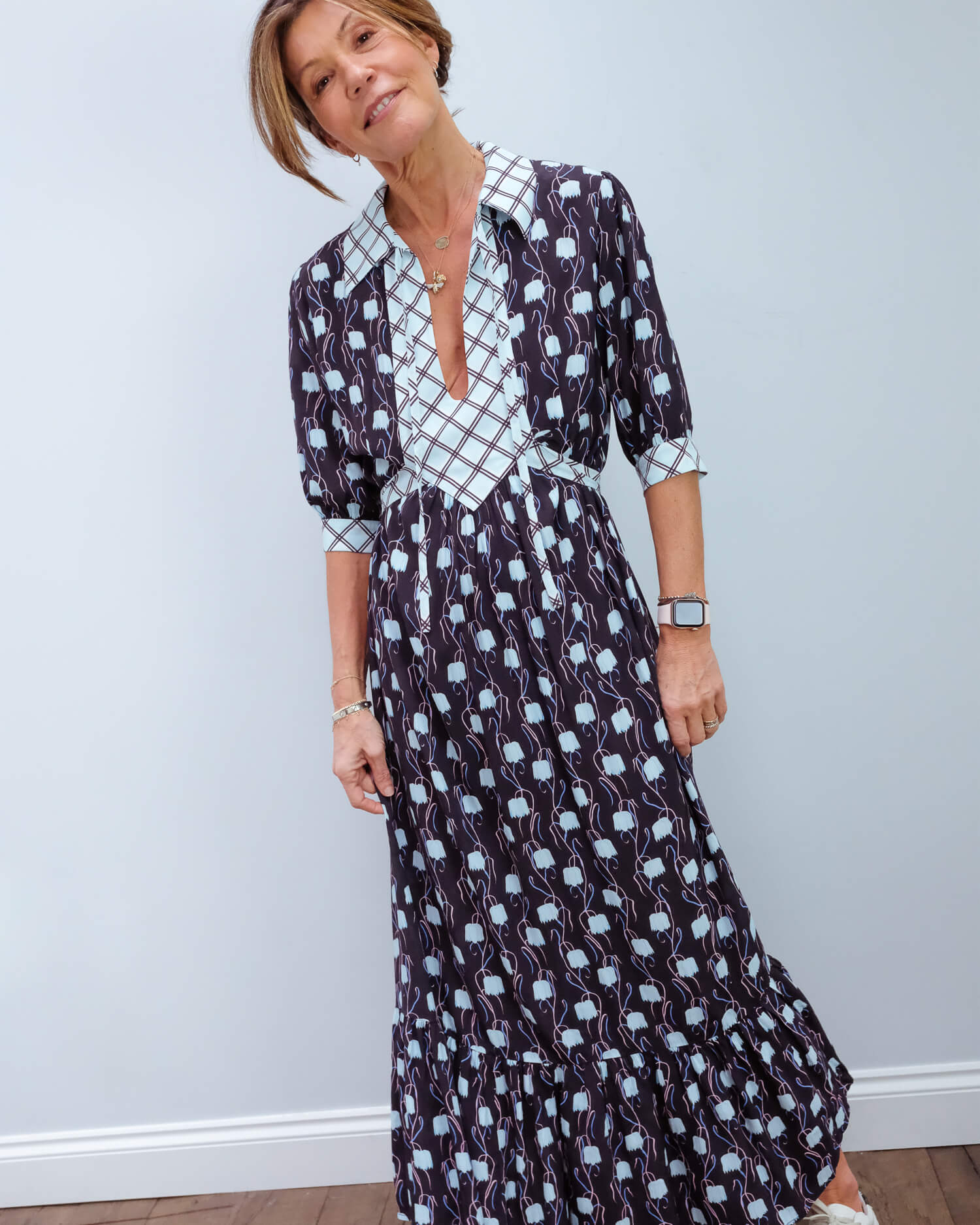 PPXOC Loopy Lou dress in picnic, tulip tower