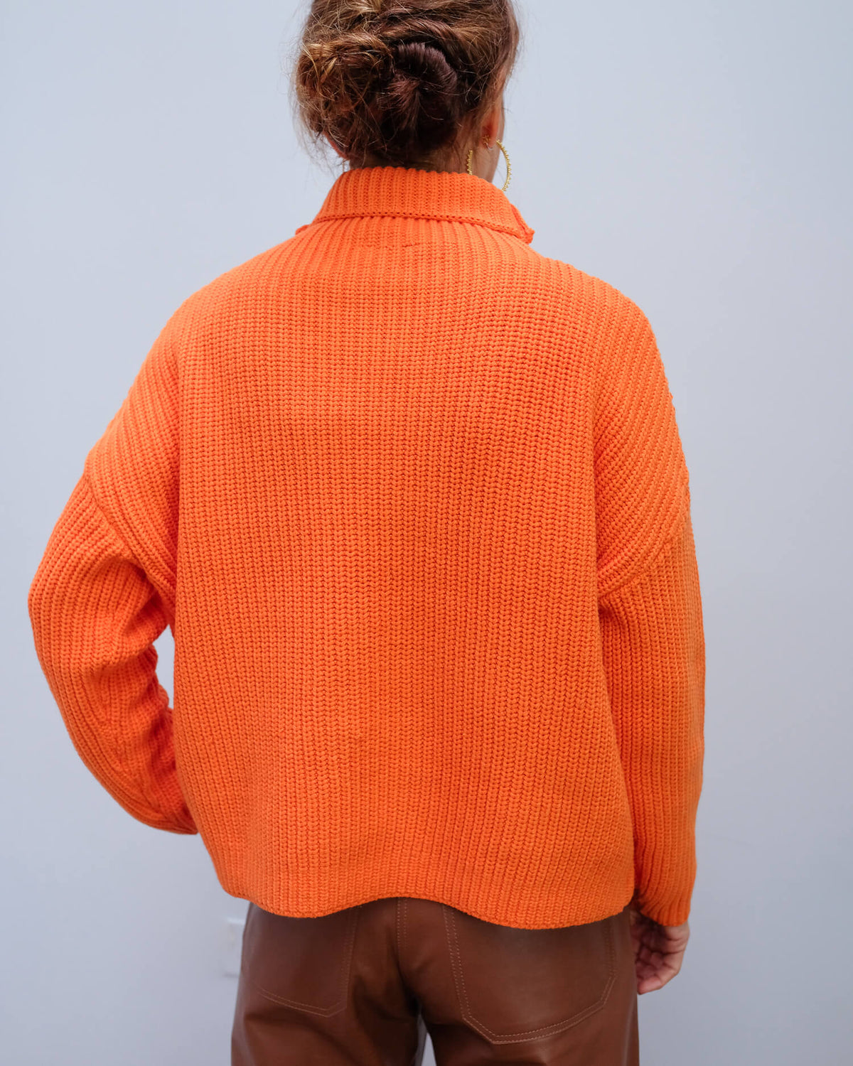SLF Alberte knit in russet orange