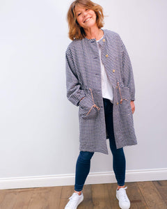 You added <b><u>BR Harvey coat in blue check</u></b> to your cart.