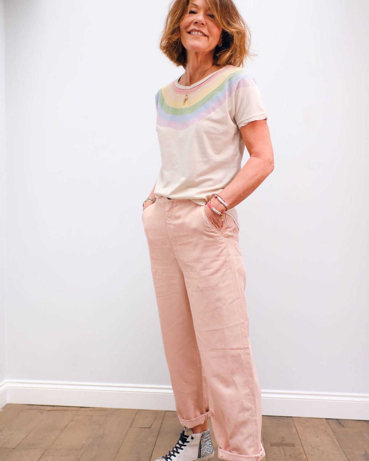 BR Pasop trousers in cotton candy