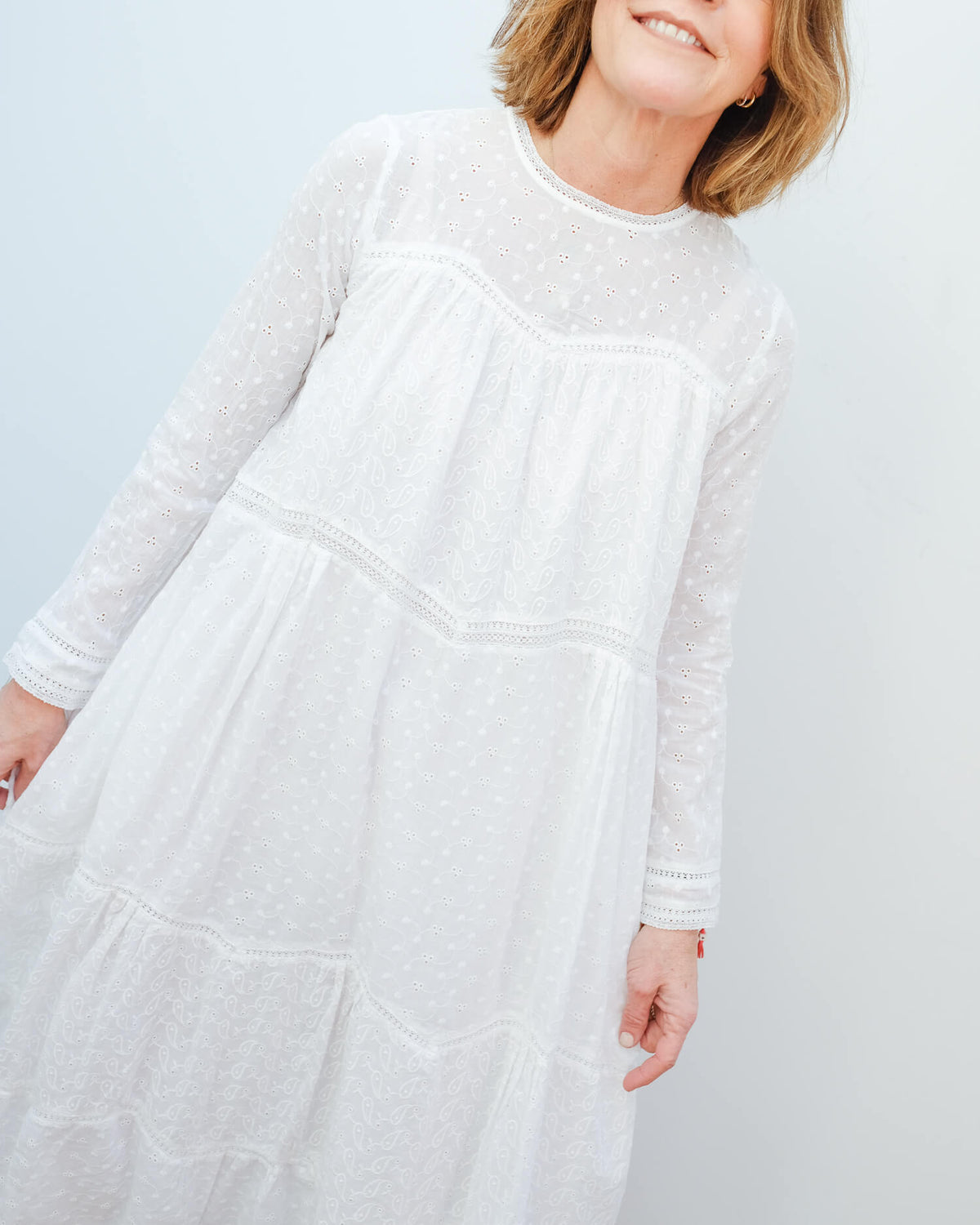 L&H Raison dress in white lace
