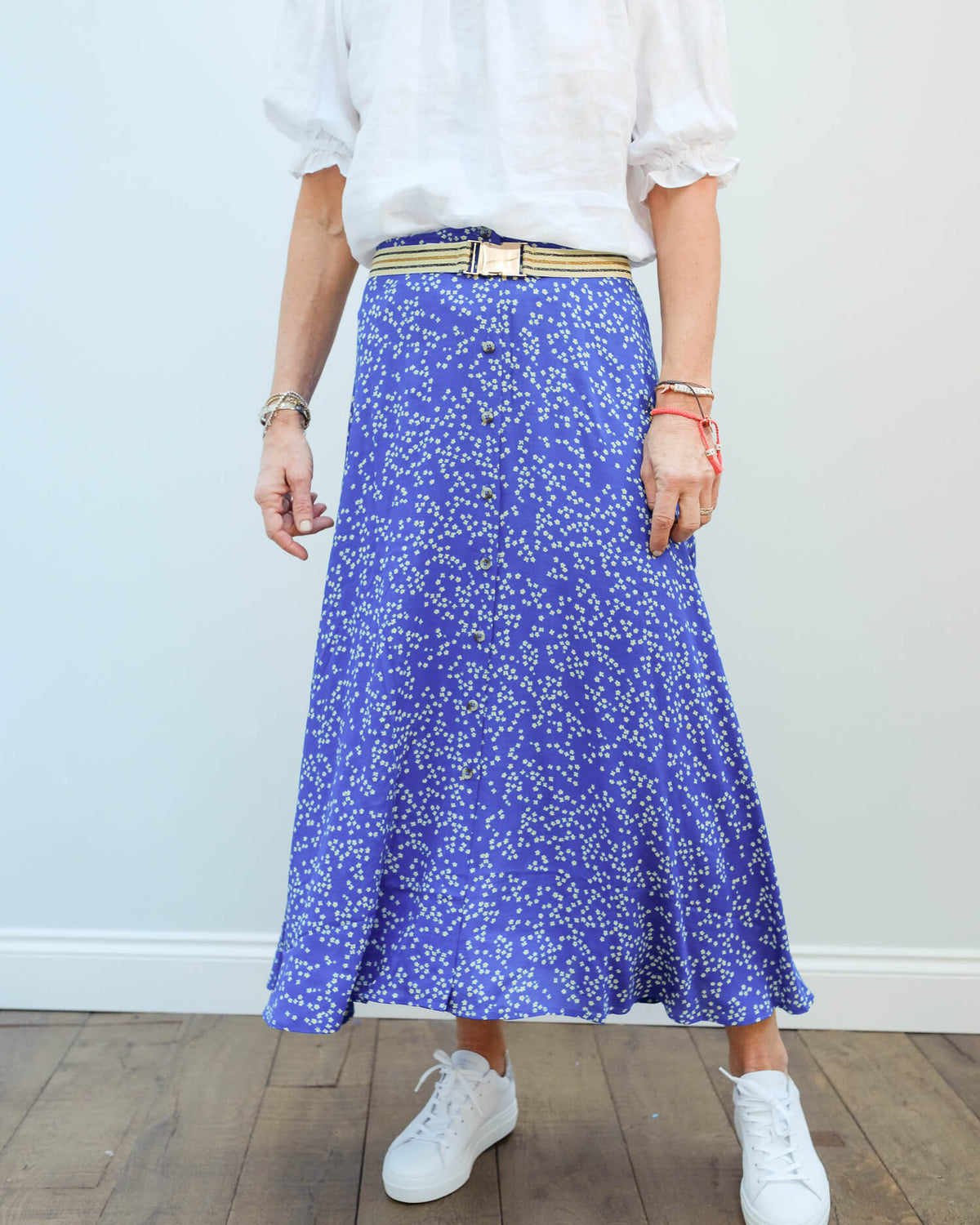 L&H Jacinthe skirt in daisy blue