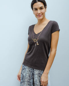 You added <b><u>L&H Tonton snake tee in carbon</u></b> to your cart.