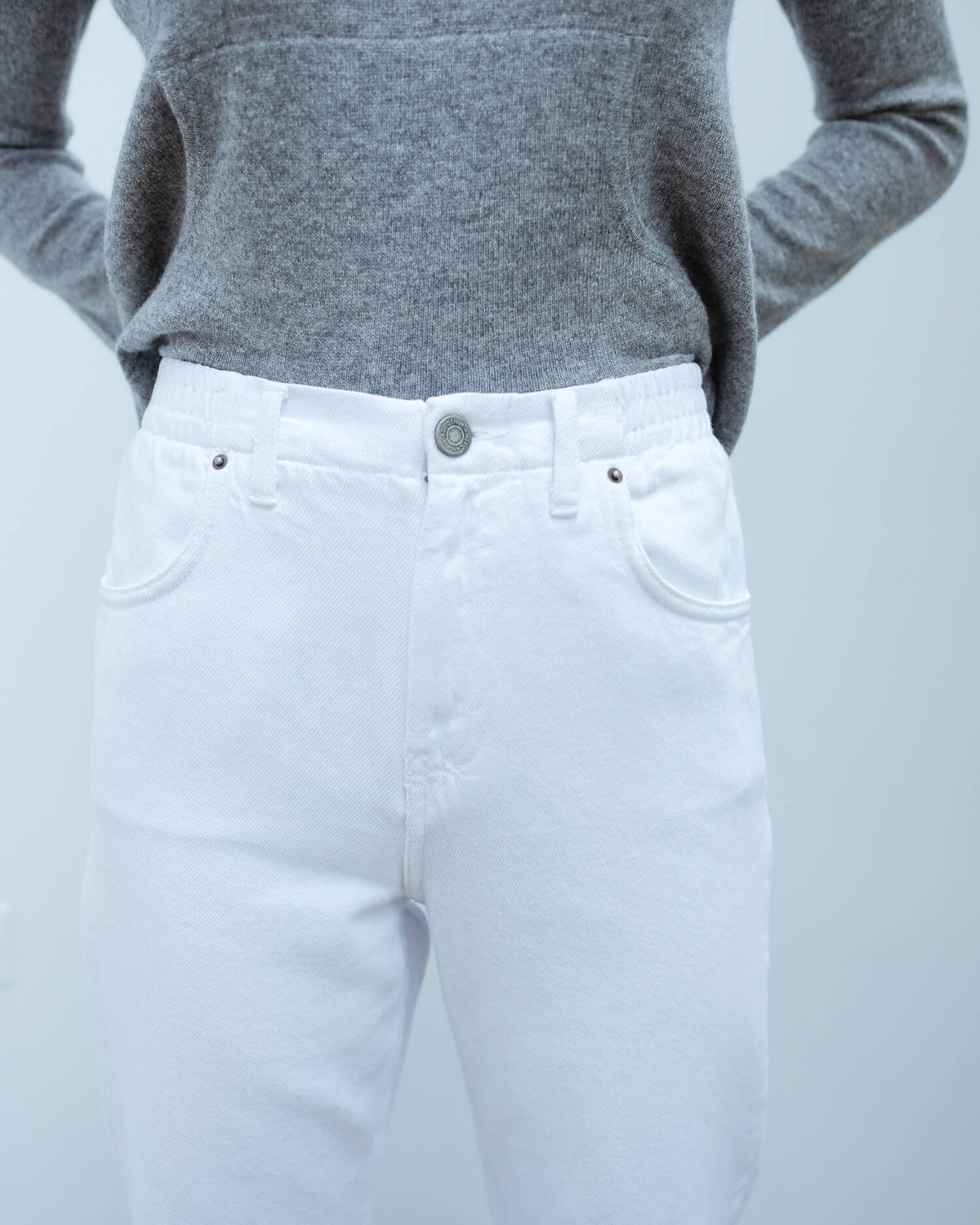 AV TINE173 5 pocket jean in white
