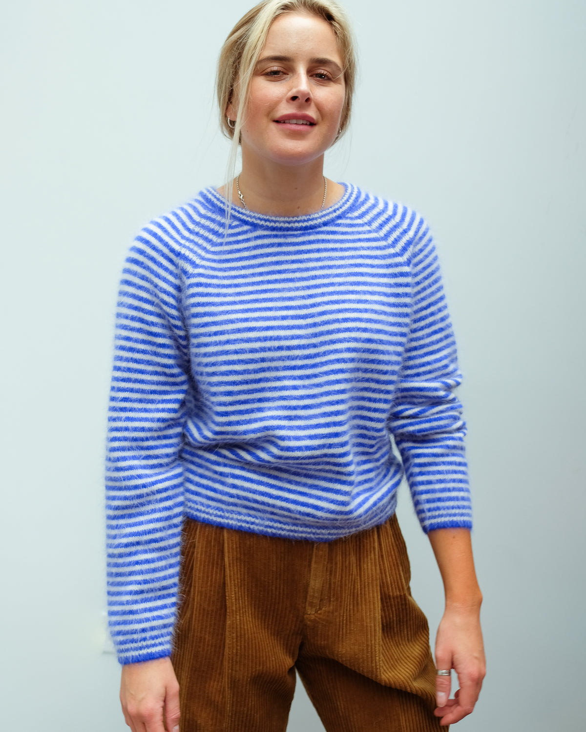 BR Datie stripe knit in blue