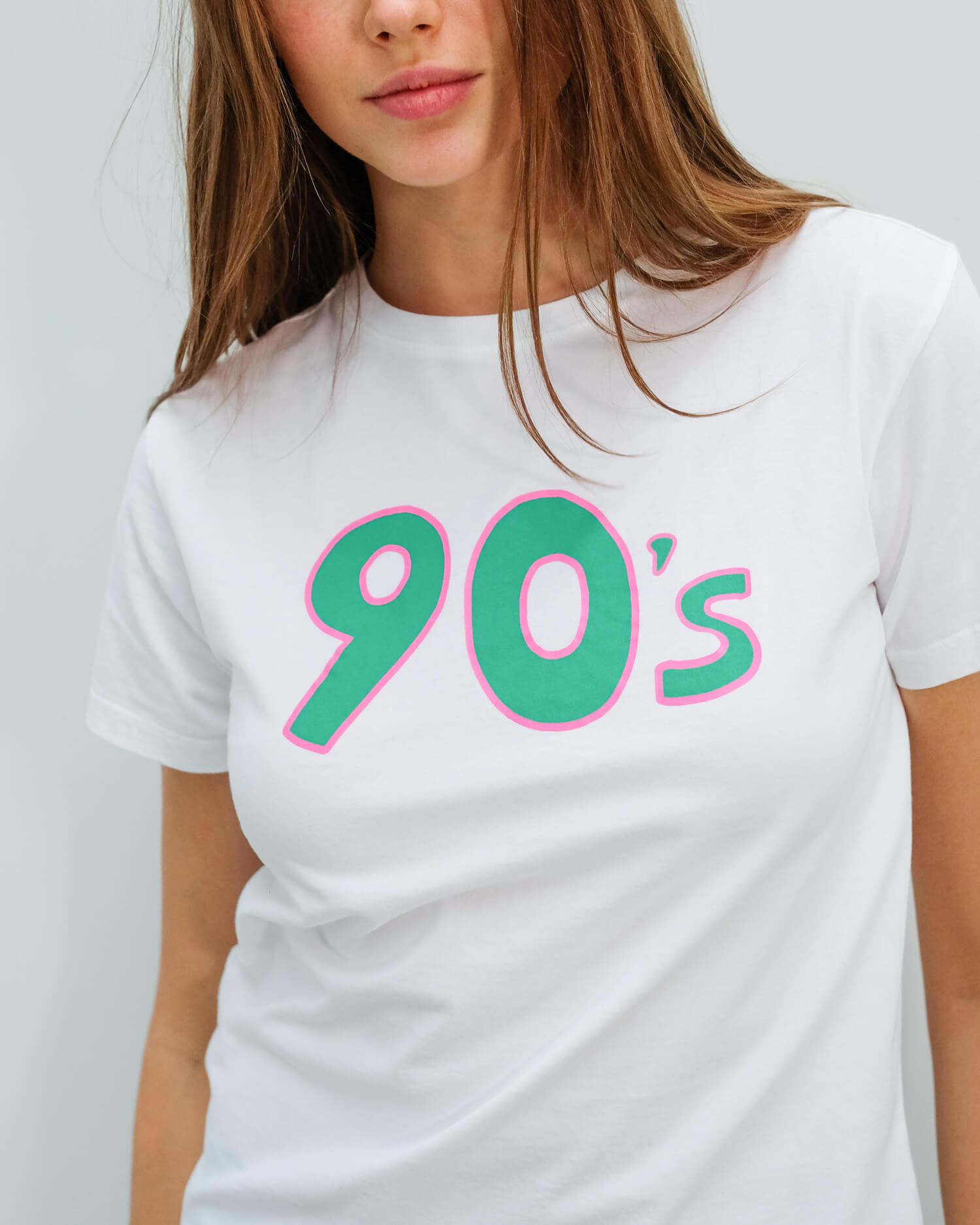 BF 90's t shirt in white