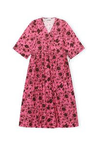 You added <b><u>GANNI F6024 Cotton Poplin Wrap Dress in Shocking Pink</u></b> to your cart.