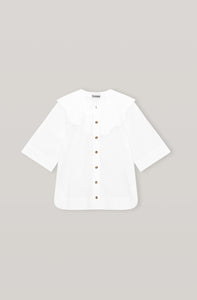 You added <b><u>GANNI F6339 Cotton Poplin Collared Shirt in White</u></b> to your cart.