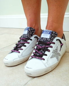 You added <b><u>GG Superstar 219 in white with silver glitter star and python heel</u></b> to your cart.