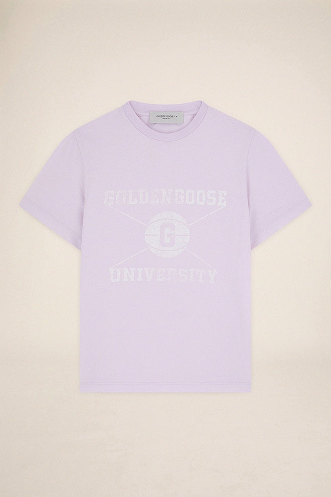 GG Doris University T-shirt in Lavender Fog