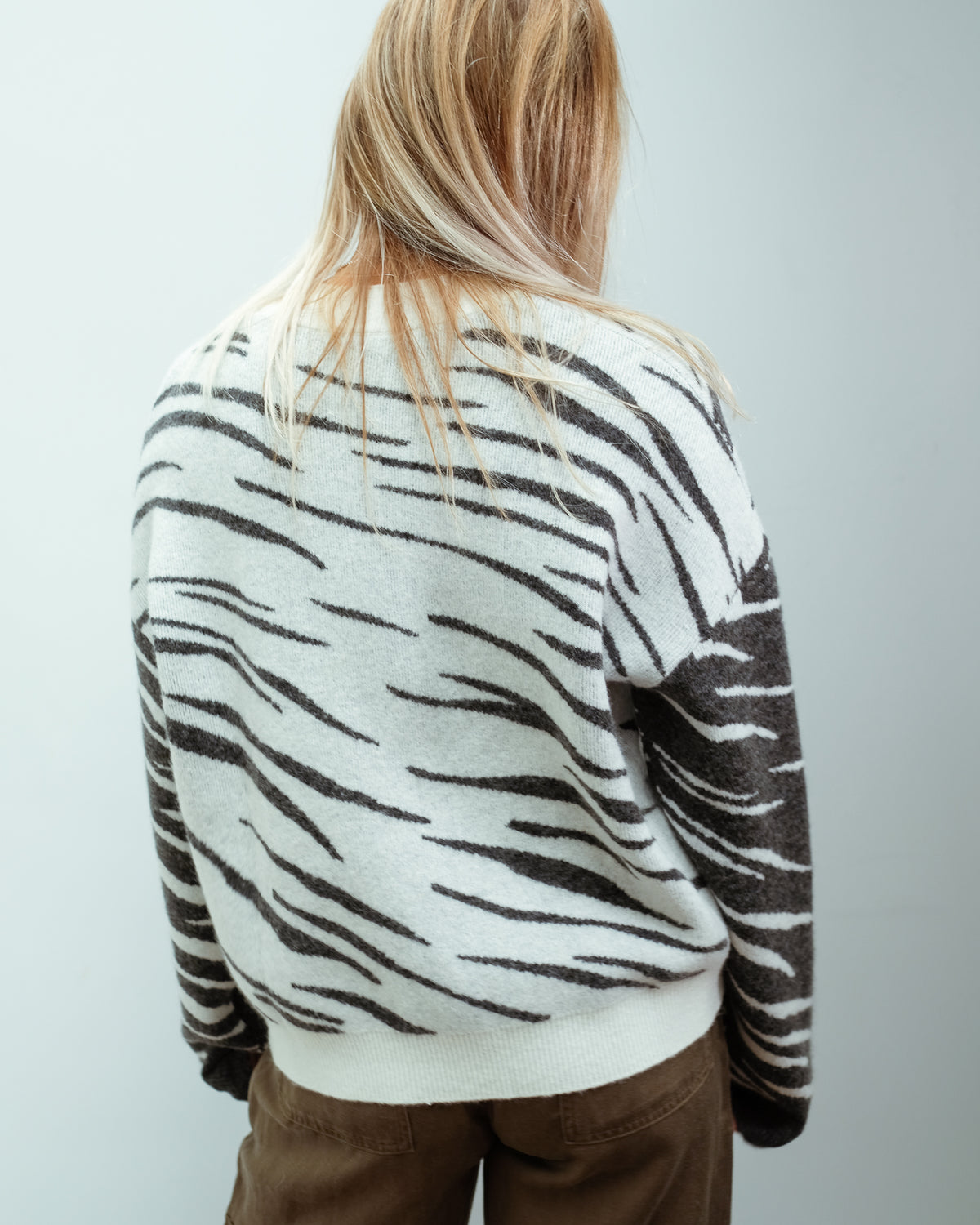 RAILS Lana knit in abstract tiger