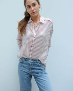 You added <b><u>AB 150655 Boxy fit printed shirt in red pinstripe</u></b> to your cart.