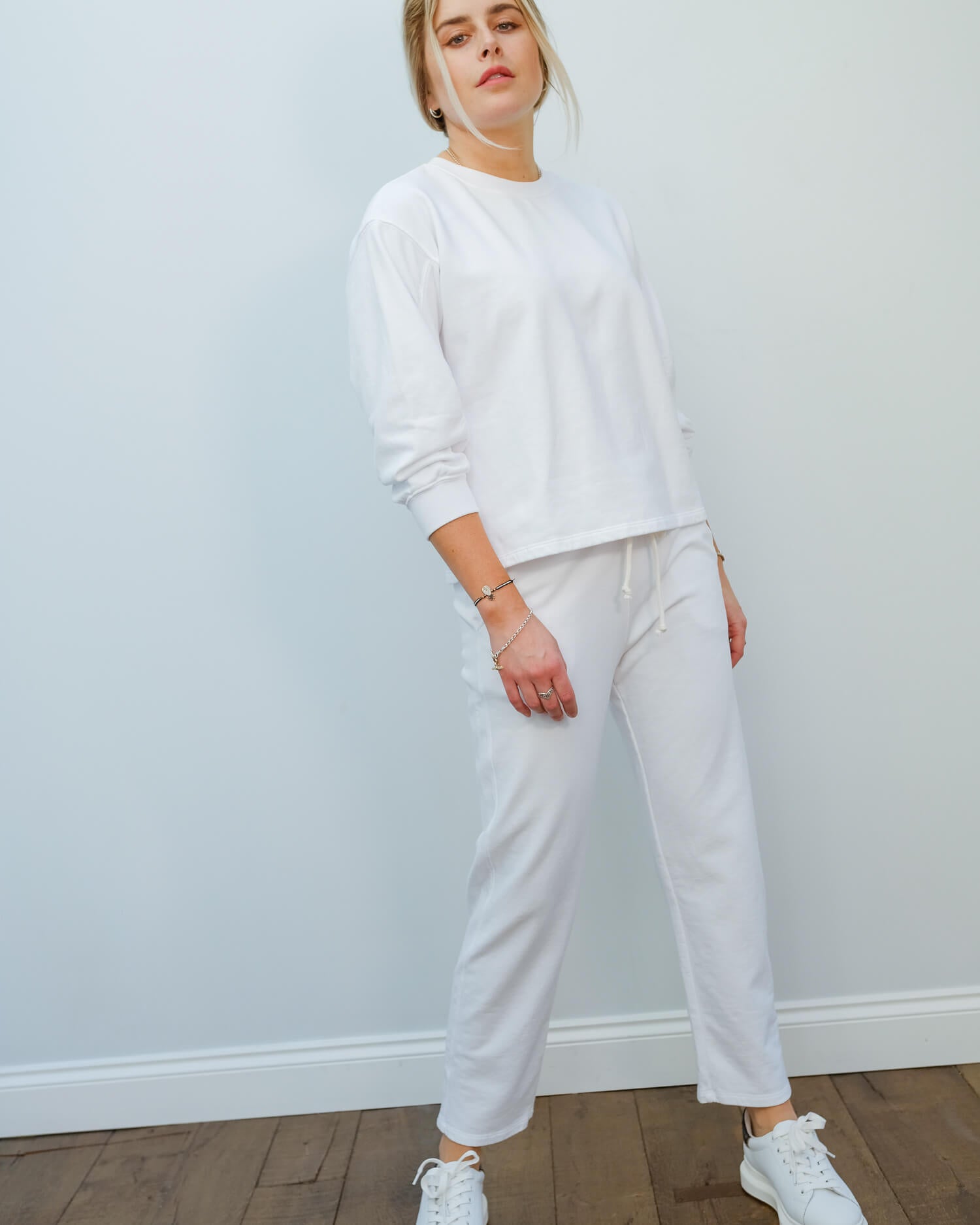 V Bessy trousers in white