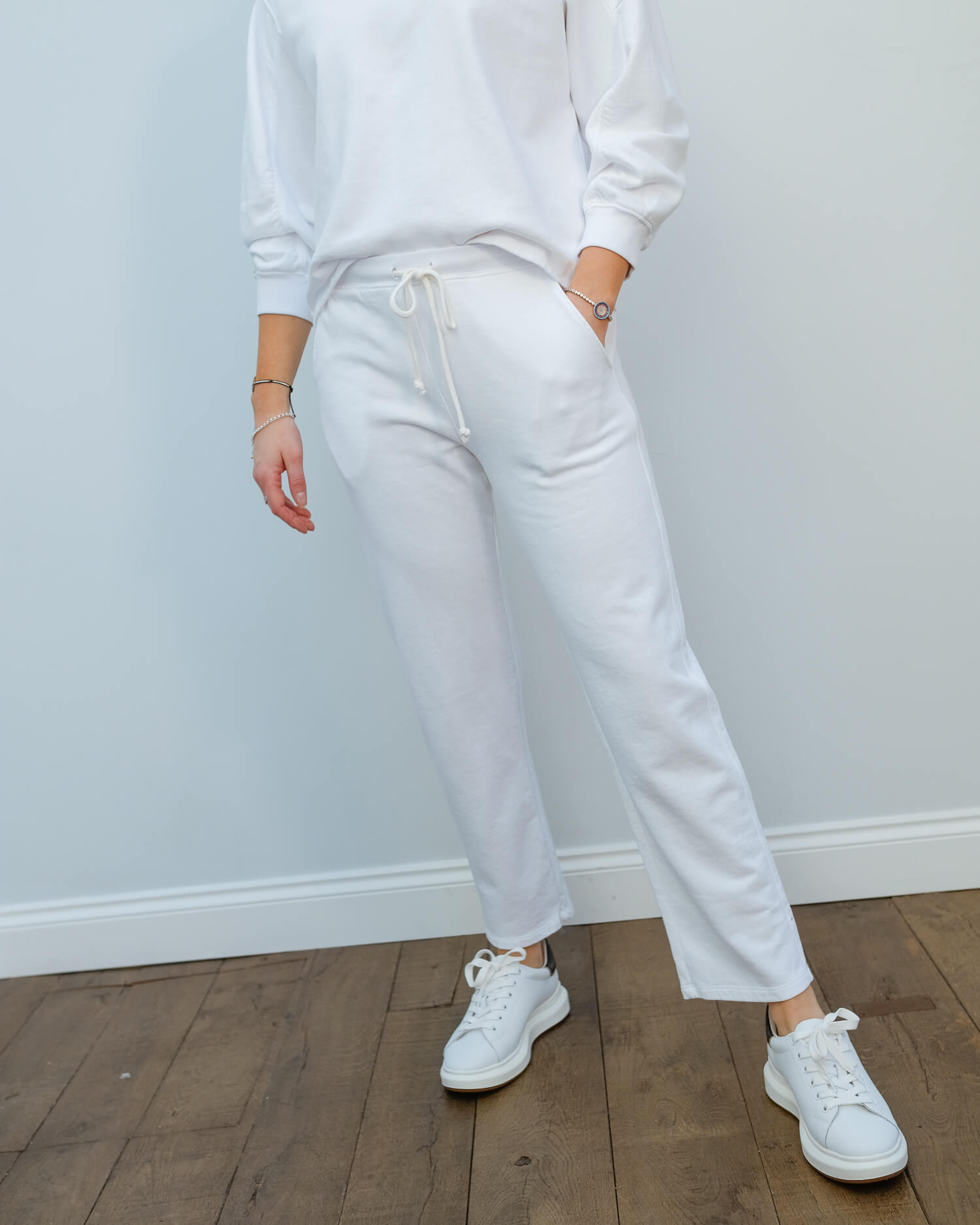 V Bessy trousers in white