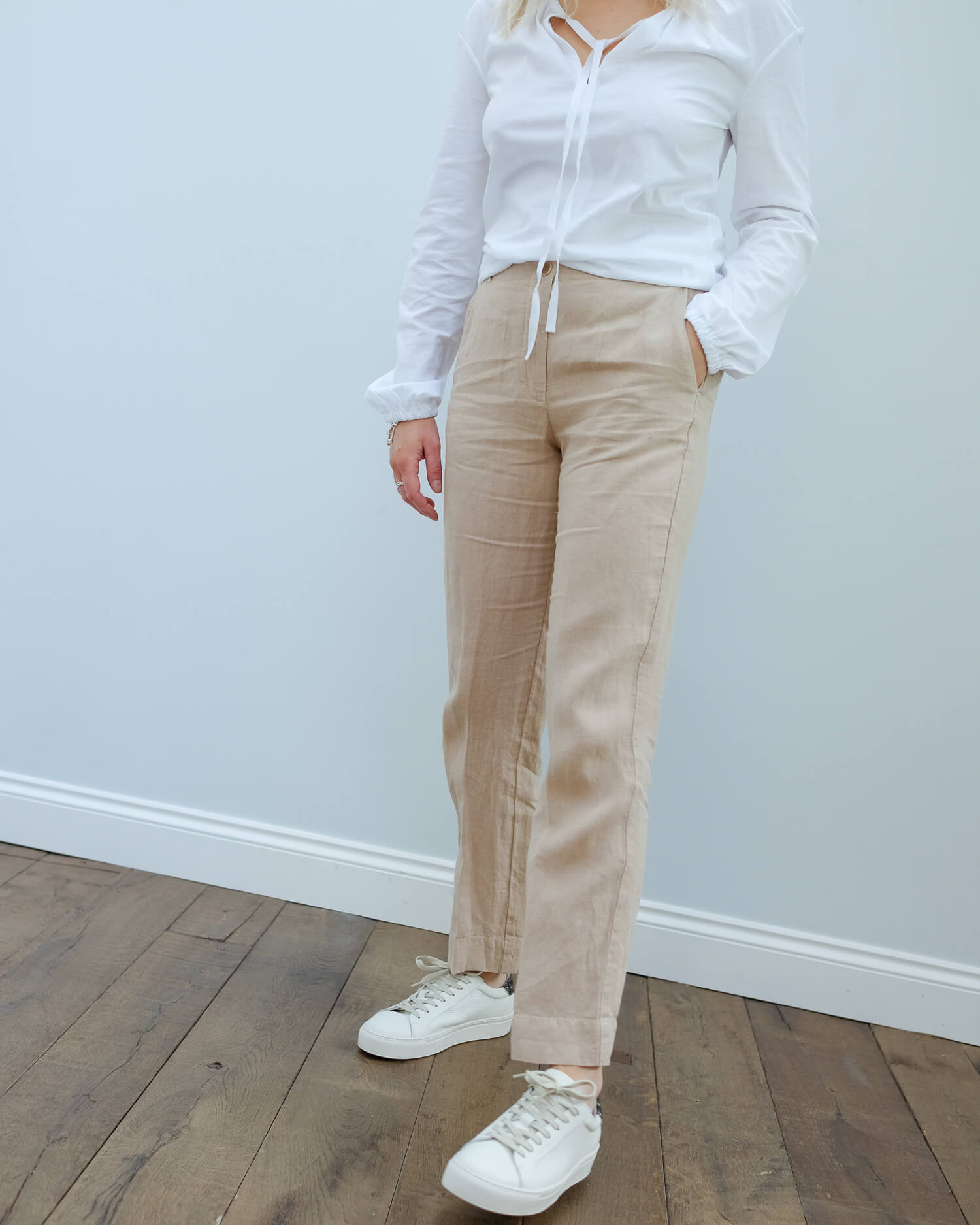 H Proof trousers in natural