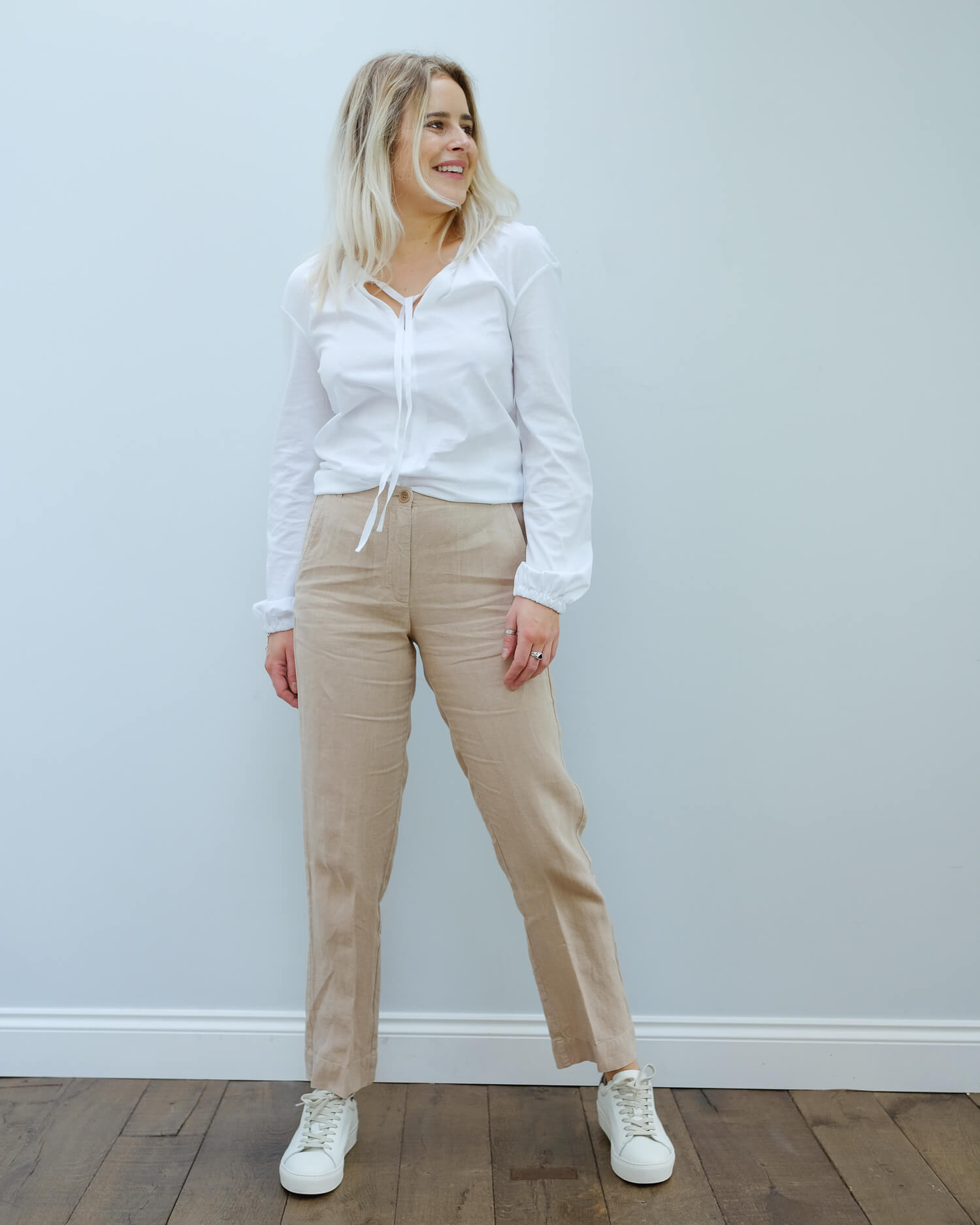 H Proof trousers in natural