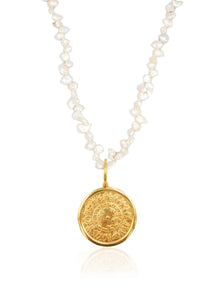 You added <b><u>HERMINA Achilles shield pearl necklace</u></b> to your cart.