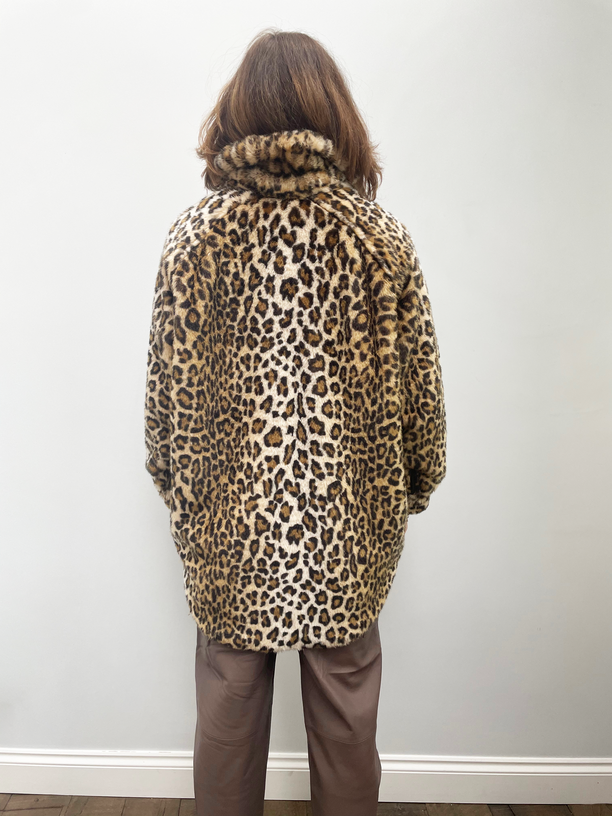 BR Jamie Leopard  Coat
