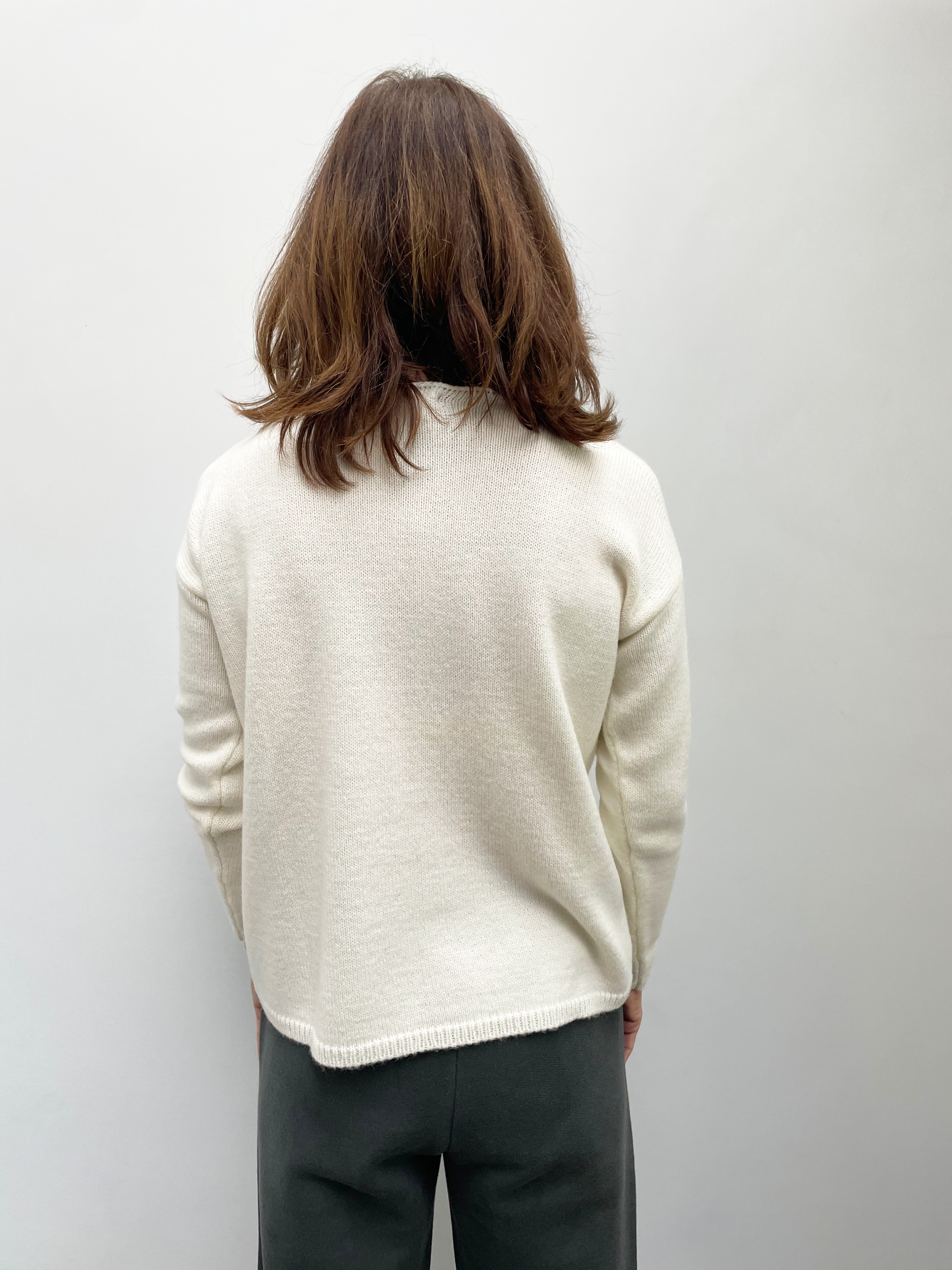SIBIN Lupe knit in off white
