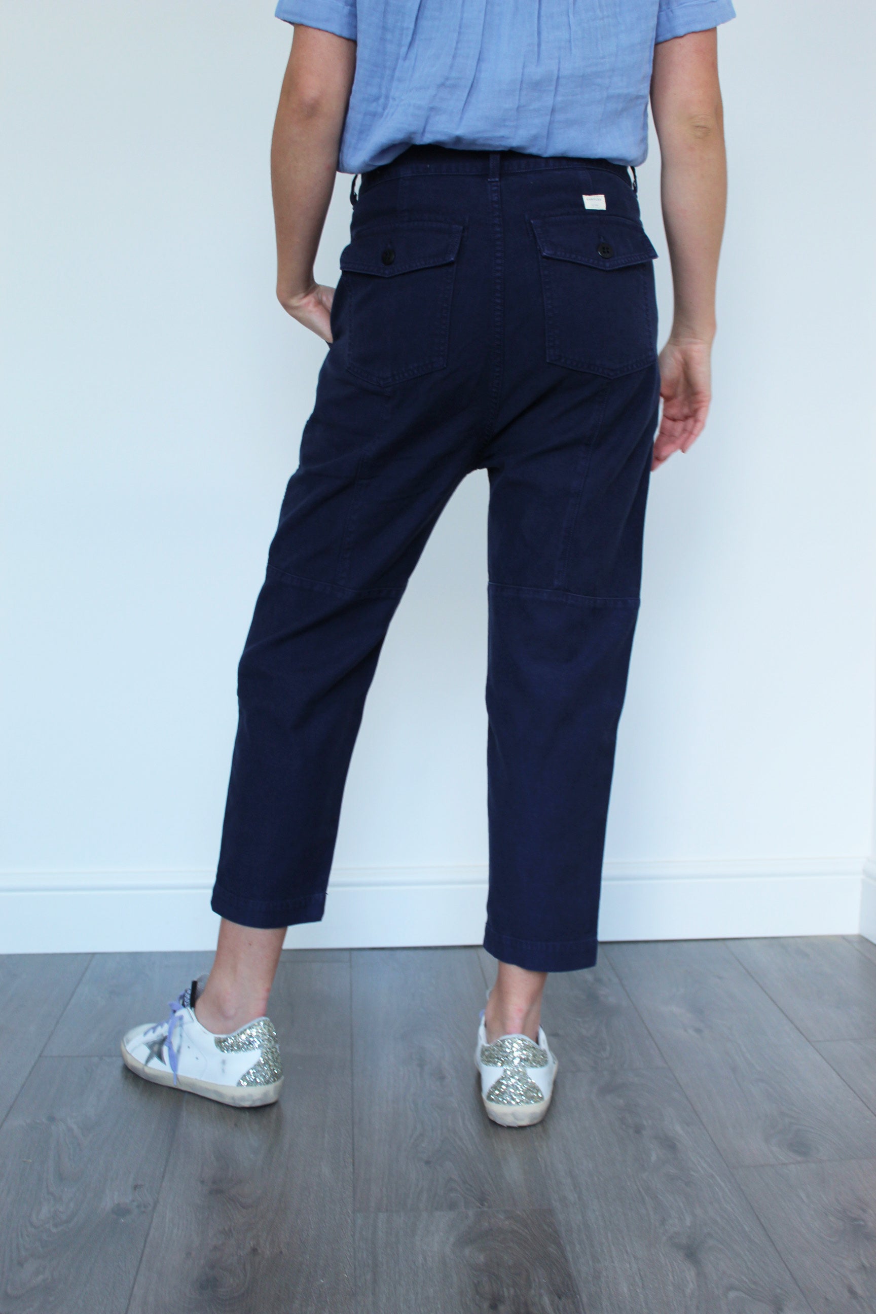 COH Harrison Tapered Pant in Washed Navy
