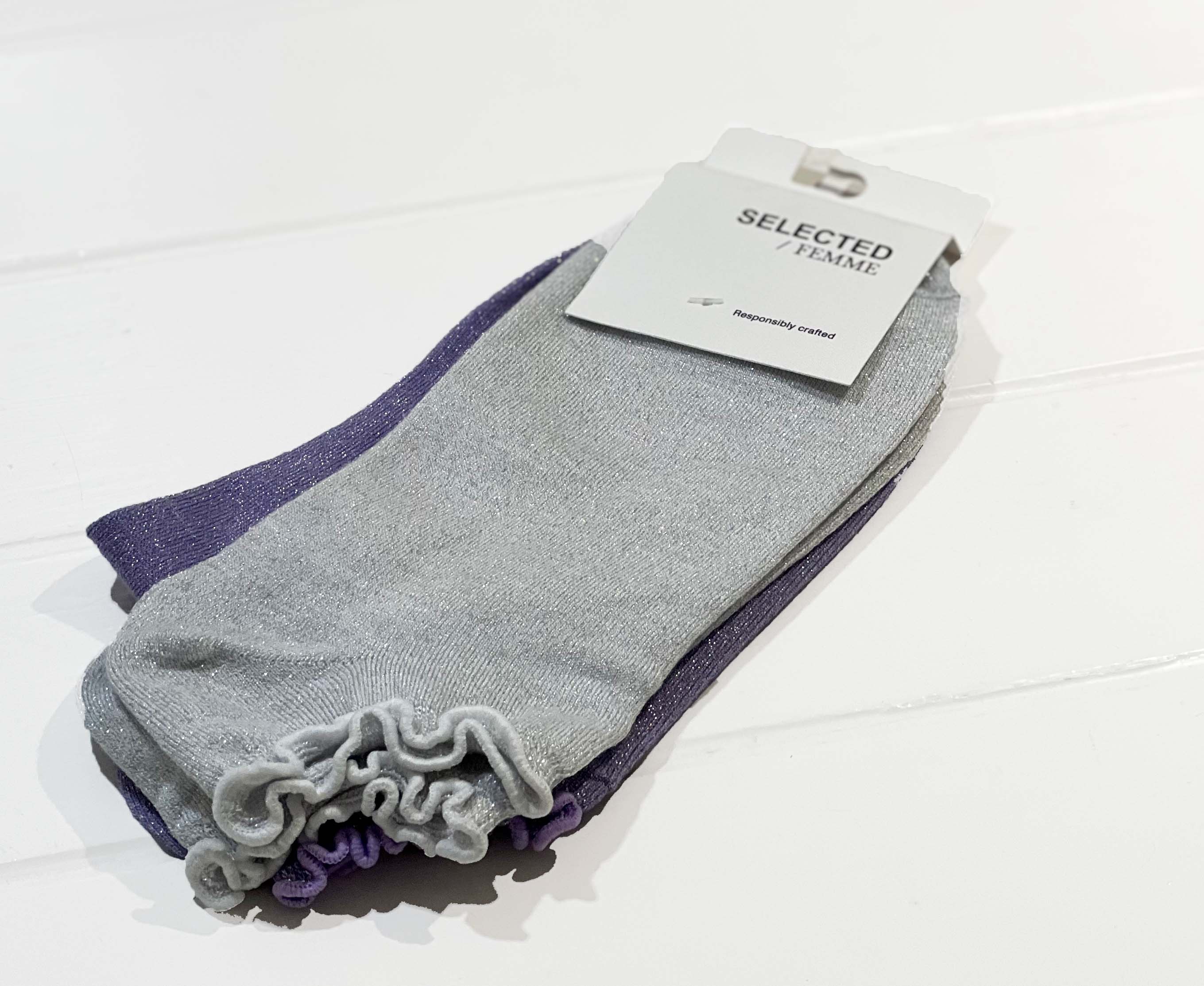 SLF Vada 2-Pack Sneaker Socks in Violet Tulip