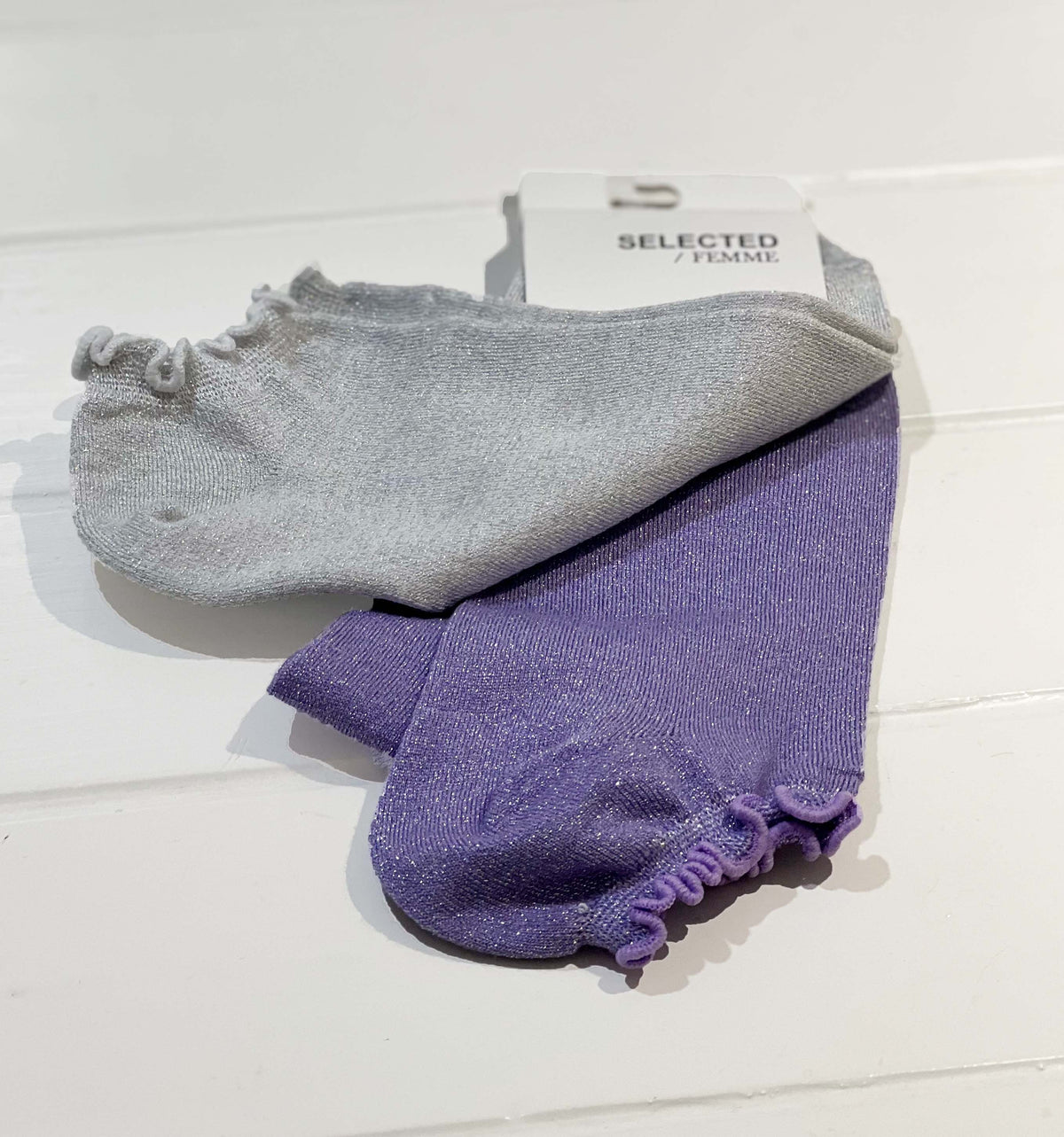 SLF Vada 2-Pack Sneaker Socks in Violet Tulip