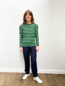 You added <b><u>GANNI T2776 Striped Cotton Jersey in Kelly Green</u></b> to your cart.