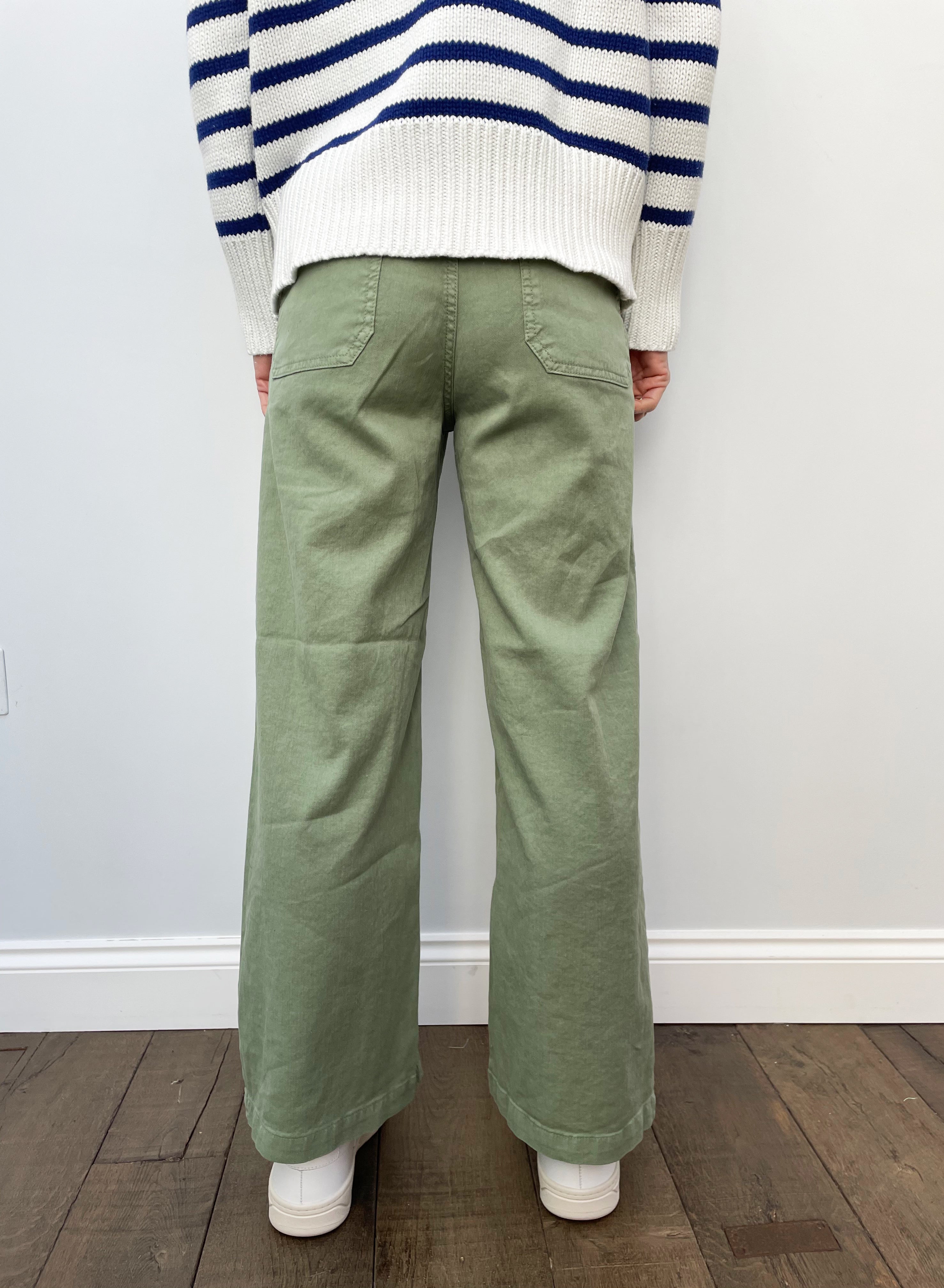 FIVE Lucia Trousers in Oil Green