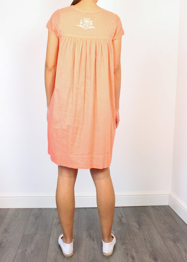 DREAM Beatrice Dress in Coral