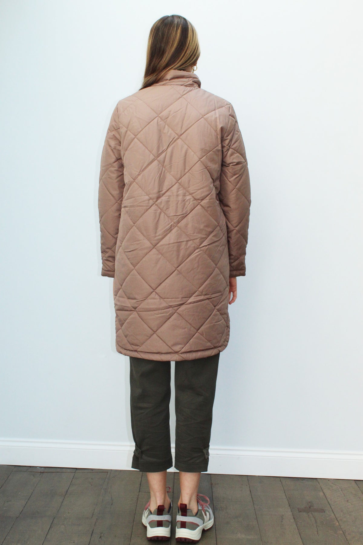 SLF Naddy Quilted Coat in Caribou