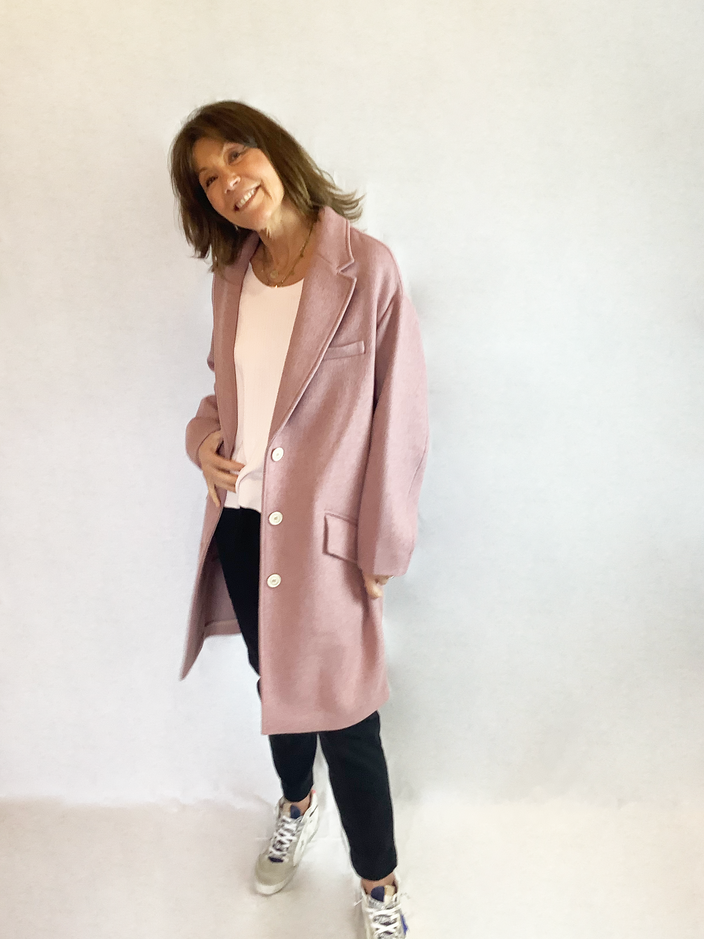 IM Limi Coat in Light Pink